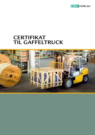 Certifikat til gaffeltruck