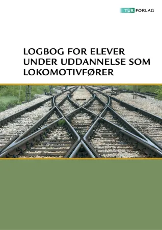 Logbog for elever under uddannelse som lokomotivfører