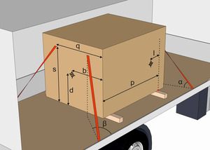 Handbook in Cargo Securing contains multiple mathematical formulas for lashing according to CTU Code and EN12195-1:2010